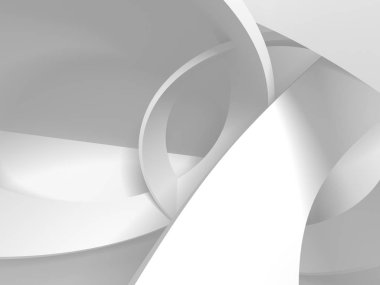 Soyut mimari modern tasarım arka planı. 3d resimleme