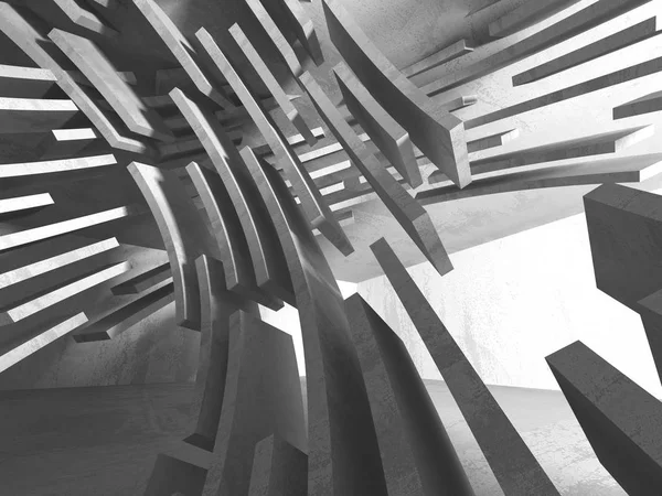 Sötét Konkrét Üres Szoba Modern Építészet Design Városi Textúrázott Háttérre — Stock Fotó