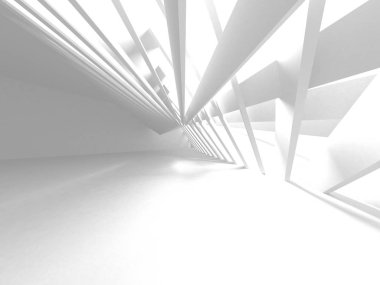 Soyut mimari modern tasarım arka planı. 3d resimleme