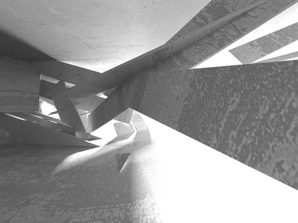 Абстрактный Геометрический Бетонный Фон Архитектуры Трехмерная Иллюстрация — стоковое фото