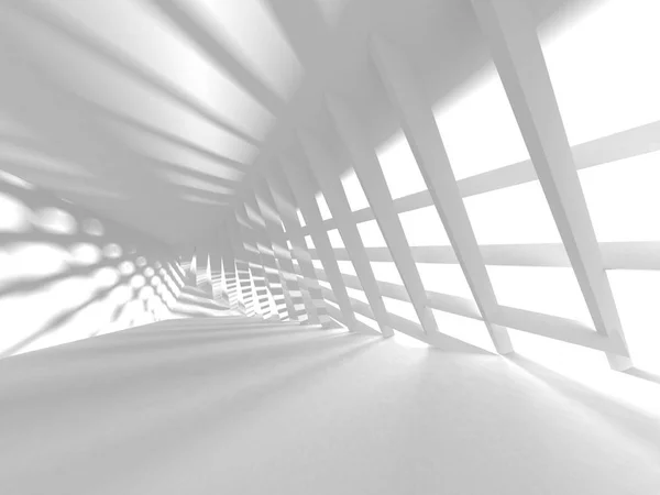 Abstract Modern White Architecture Background Render Illustration — Stock Photo, Image