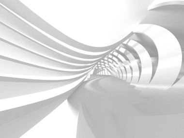 Mimari modern tasarım 3d render resimde arka plan.