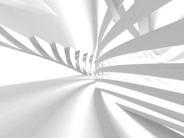 Mimari modern tasarım 3d render resimde arka plan.