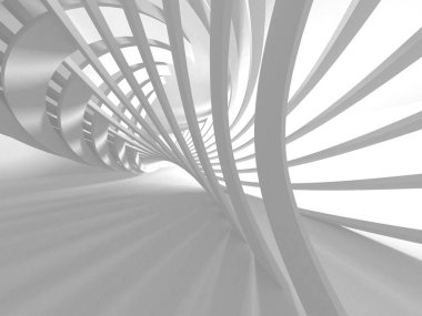 Soyut mimari modern tasarım arka planı. 3d resimleme