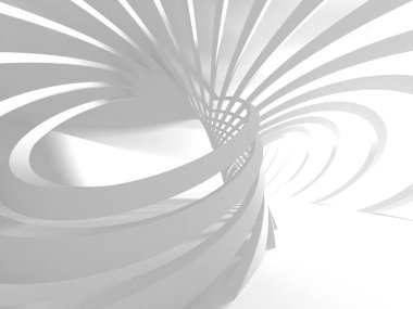 Soyut mimari modern tasarım arka planı. 3d resimleme