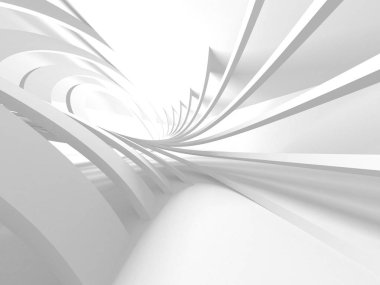 Soyut mimari modern tasarım arka planı. 3d resimleme