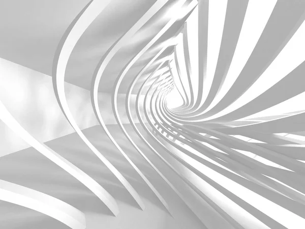 Αφηρημένη Σύγχρονη Αρχιτεκτονική Λευκό Φόντο Καθιστούν Απεικόνιση — Φωτογραφία Αρχείου