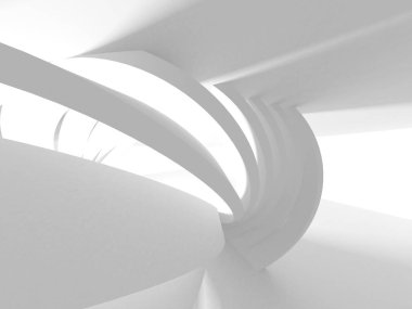 Beyaz Mimari İnşaat Modern İç Arkaplan