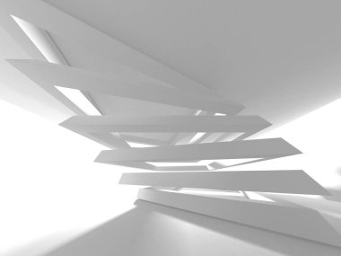 Beyaz Mimari İnşaat Modern İç Arkaplan