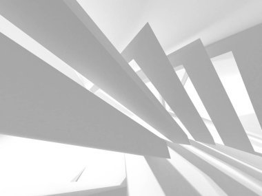 Beyaz Mimari İnşaat Modern İç Arkaplan