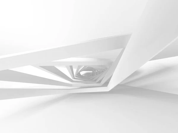 White Architecture Construction Modern Interior Background Render Illustration — Stock Photo, Image