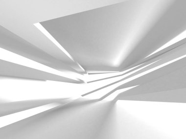 Soyut mimari modern tasarım arka planı. 3d resimleme