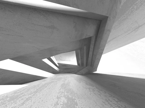 Tło Abstrakcja Geometryczna Architektura Betonowa Ilustracja Render — Zdjęcie stockowe