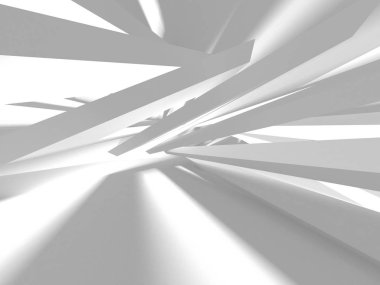 Soyut mimari modern tasarım arka planı. 3d resimleme