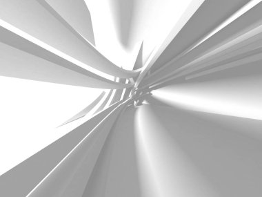 Soyut mimari modern tasarım arka planı. 3d resimleme
