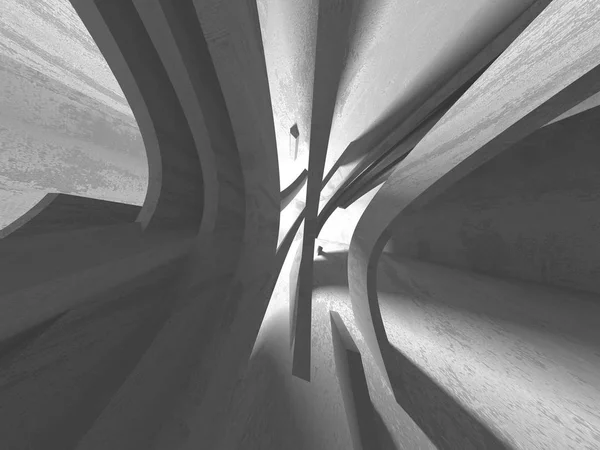 Темний Підвал Порожній Інтер Кімнати Бетонні Стіни Архітектурний Фон Ілюстрація — стокове фото