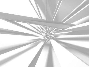 Soyut mimari modern tasarım arka planı. 3d resimleme