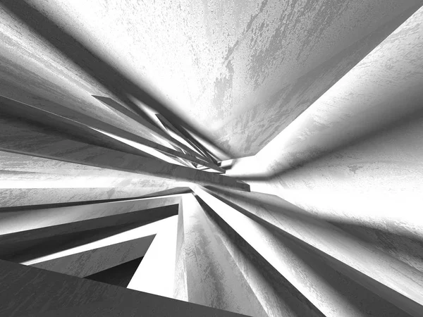 Fondo Abstracto Arquitectura Geométrica Hormigón Ilustración Renderizado — Foto de Stock