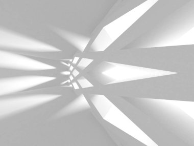 Soyut mimari modern tasarım arka planı. 3d resimleme