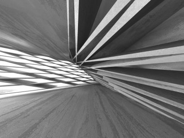 Karanlık kentsel beton modern mimari tasarım dokulu arka plan.