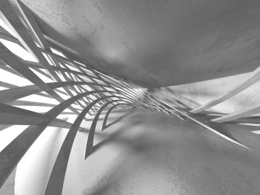 Karanlık kentsel beton modern mimari tasarım dokulu arka plan.