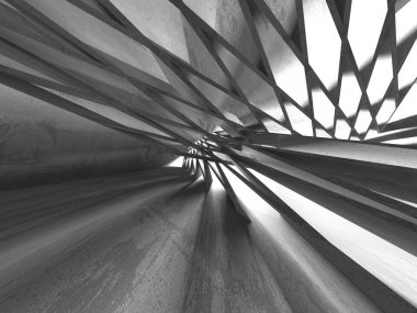 Karanlık kentsel beton modern mimari tasarım dokulu arka plan.