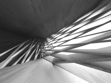 Karanlık kentsel beton modern mimari tasarım dokulu arka plan.