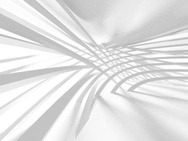 Mimari modern render tasarım 3d arka plan.