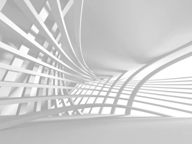 Mimari modern render tasarım 3d arka plan.