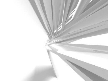 Mimari modern render tasarım 3d arka plan.