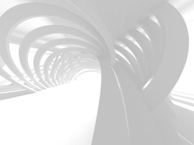 Mimari modern render tasarım 3d arka plan.