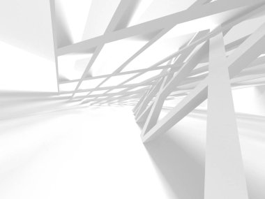 Mimari modern render tasarım 3d arka plan.
