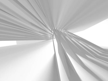 Mimari modern render tasarım 3d arka plan.