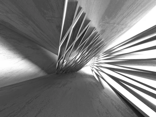 Abstrait Vide Sombre Salle Béton Architecture Fond — Photo