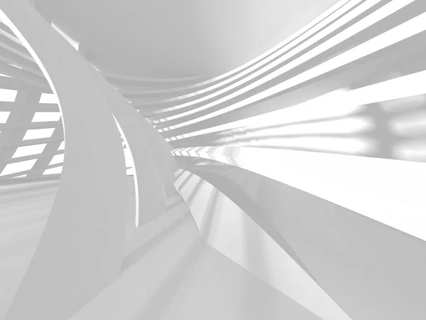 の図の抽象モダンなホワイト レンダリング アーキテクチャの背景 — ストック写真
