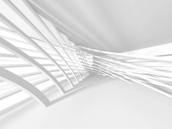 stock image 3d illustration abstract modern white render architecture background.  