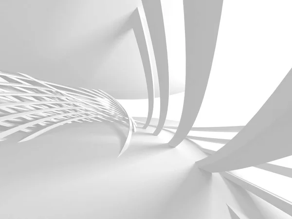 例证抽象现代白色渲染建筑学背景 — 图库照片