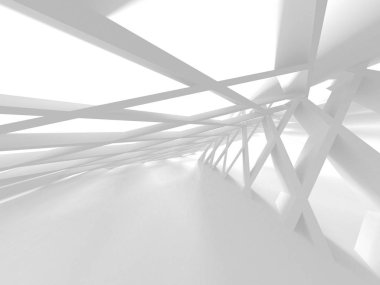 Mimari modern render tasarım 3d arka plan.