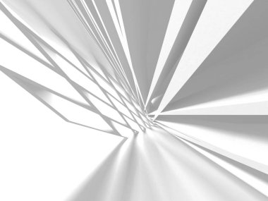 Mimari modern render tasarım 3d arka plan.