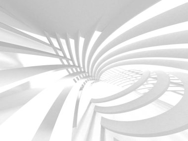 Mimari modern render tasarım 3d arka plan.