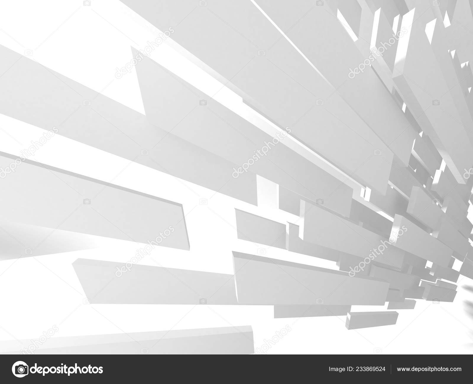 Abstract Modern White Architecture Background Render Illustration Stock  Photo by ©VERSUSstudio 233869524