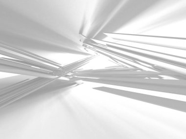 Beton mimari arka plan. Soyut boş karanlık oda. 3D render illüstrasyon