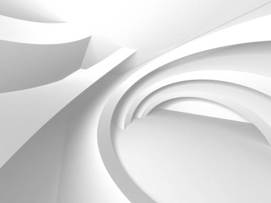 Soyut mimari modern tasarım arka planı. 3d resimleme