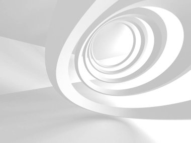 Soyut mimari modern tasarım arka planı. 3d resimleme