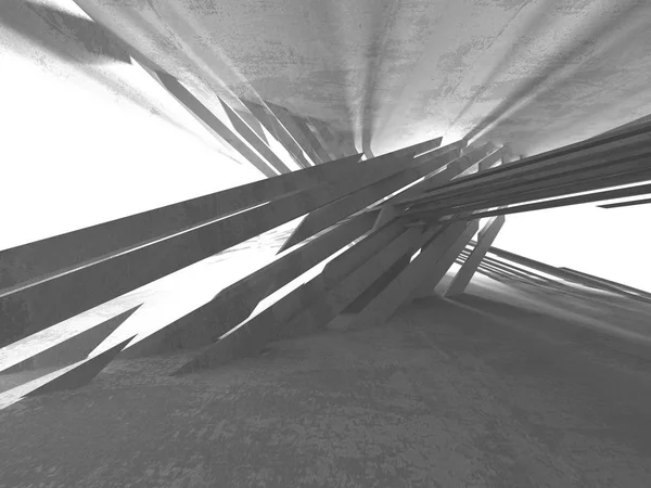 추상적인 기하학적 콘크리트 배경입니다 렌더링 — 스톡 사진