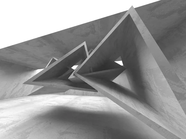 Dunkler Beton Leerer Raum Modernes Architekturdesign Urbaner Strukturierter Hintergrund Darstellung — Stockfoto