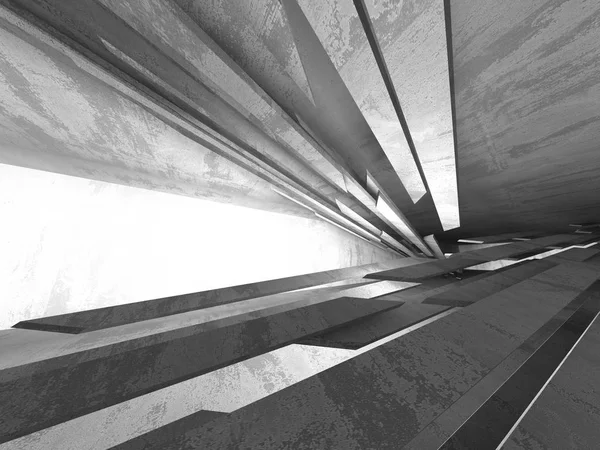 Cuarto Vacío Hormigón Oscuro Diseño Arquitectura Moderna Fondo Texturizado Urbano — Foto de Stock