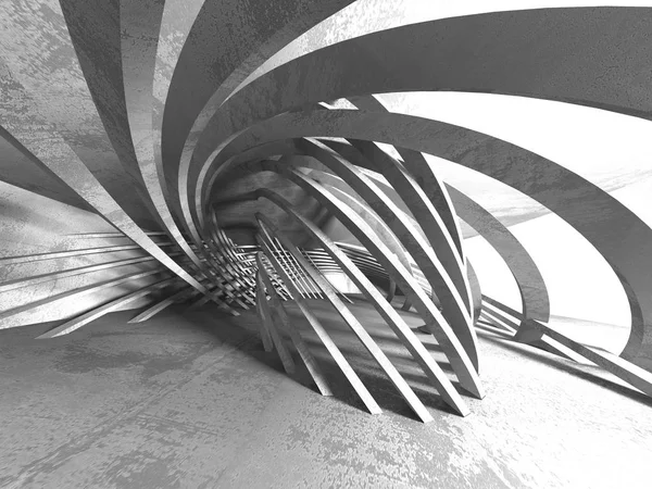 Αφηρημένα Φόντο Γεωμετρικά Αρχιτεκτονική Του Μπετόν Απεικόνιση Απόδοσης — Φωτογραφία Αρχείου