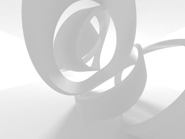 Soyut mimari modern tasarım arka planı. 3d resimleme