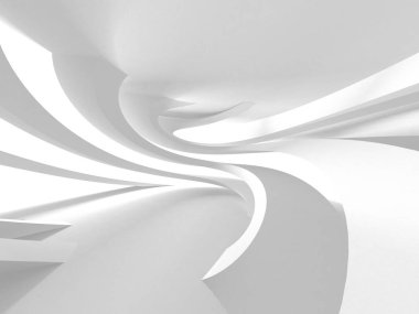 Soyut mimari modern tasarım arka planı. 3d resimleme